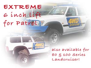 The Awesome new 6" lift for the Nissan Patrol!